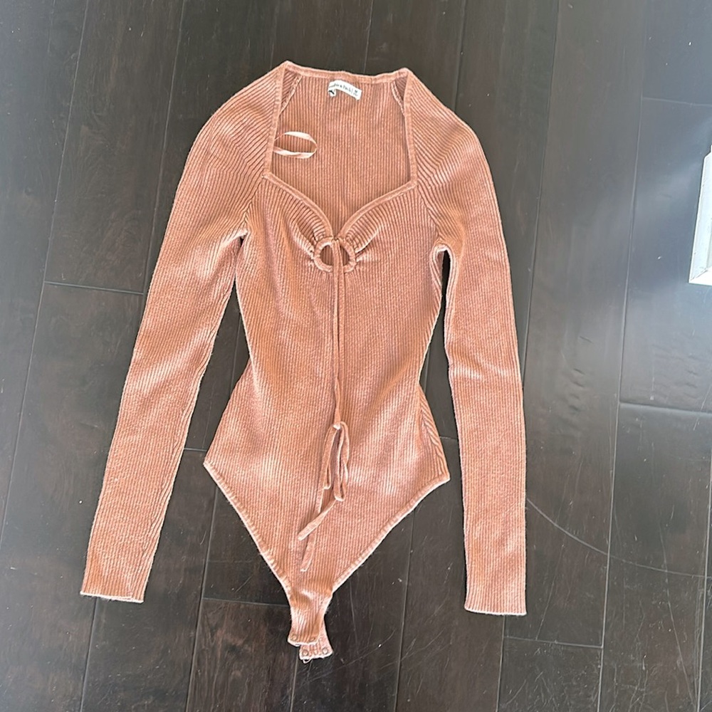 LAST CHANCE!!! Abercrombie Halter Neck Sweater Bodysuit